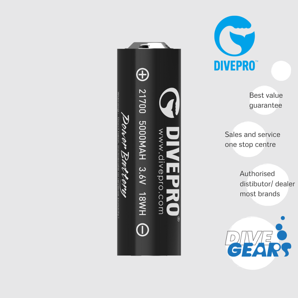 Divepro Battery 21700 5000 mAh