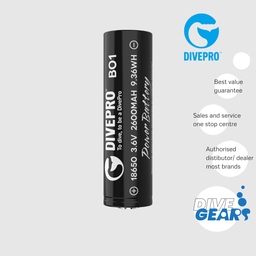 [B01] Divepro Battery 18650 2600 mah