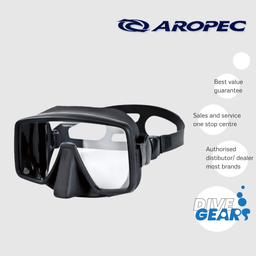 [M1-HW22FB] Aropec Mask Obsidian Single Lens Frameless